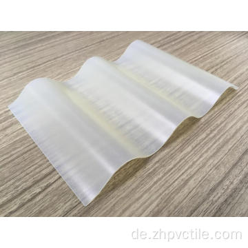 PVC transparente Dachblätter PVC Durchscheinende Dachfliesen